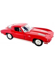 Metalni autić Welly - Chevrolet Corvette 1963, 1:34